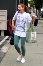 ALYSON HANNIGAN Leaves DWTS Rehearsals in Los Angeles 11/15/2023