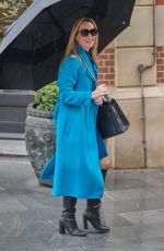 AMANDA HOLDEN Leaves Global Radio Studios in London 11/14/2023