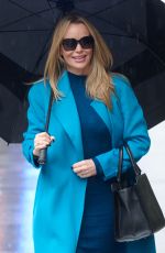 AMANDA HOLDEN Leaves Global Radio Studios in London 11/14/2023