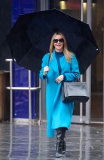 AMANDA HOLDEN Leaves Global Radio Studios in London 11/14/2023