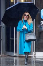 AMANDA HOLDEN Leaves Global Radio Studios in London 11/14/2023