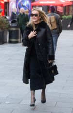 AMANDA HOLDEN Leaves Global Radio Studios in London 11/15/2023