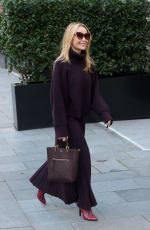 AMANDA HOLDEN Leaves Global Radio Studios in London 11/20/2023