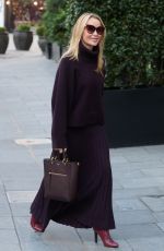 AMANDA HOLDEN Leaves Global Radio Studios in London 11/20/2023
