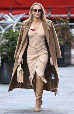 AMANDA HOLDEN Leaves Global Studios Heart Breakfast Show in London 11/06/2023