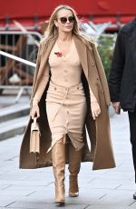 AMANDA HOLDEN Leaves Global Studios Heart Breakfast Show in London 11/06/2023