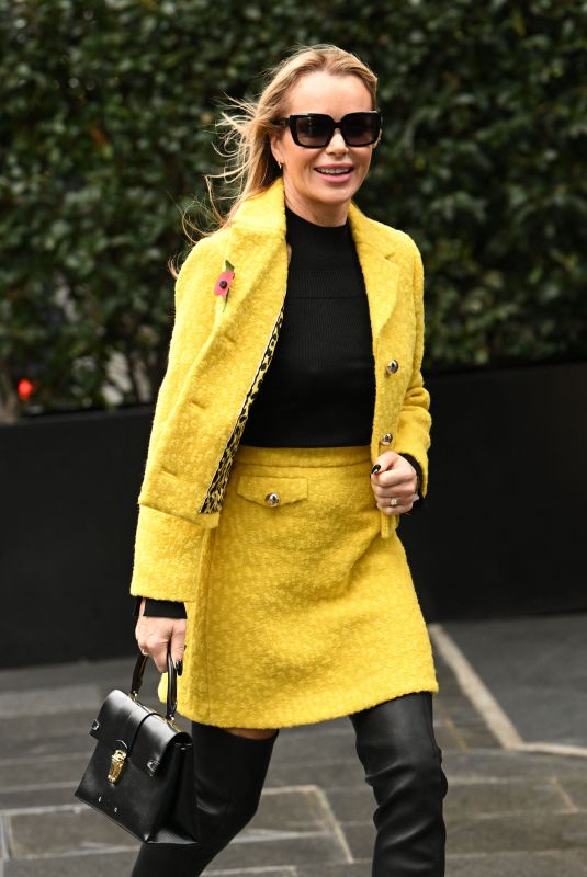 AMANDA HOLDEN Leaves Global Studios in London 11/08/2023
