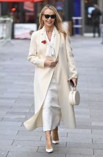 AMANDA HOLDEN Leaves Heart Breakfast Show at Global Studios in London 11/07/2023