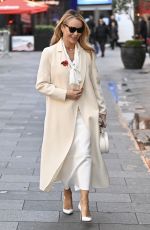 AMANDA HOLDEN Leaves Heart Breakfast Show at Global Studios in London 11/07/2023