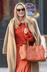 AMANDA HOLDEN Leaves Heart Breakfast Show in London 11/17/2023