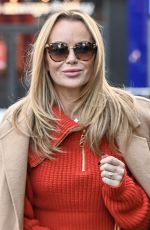AMANDA HOLDEN Leaves Heart Breakfast Show in London 11/17/2023