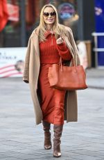 AMANDA HOLDEN Leaves Heart Breakfast Show in London 11/17/2023