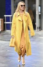 AMANDA HOLDEN Leaves Heart Breakfast Show in London 11/27/2023