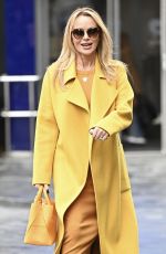 AMANDA HOLDEN Leaves Heart Breakfast Show in London 11/27/2023