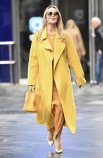 AMANDA HOLDEN Leaves Heart Breakfast Show in London 11/27/2023