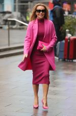 AMANDA HOLDEN Leaves Heart Radio in London 11/16/2023