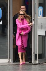 AMANDA HOLDEN Leaves Heart Radio in London 11/16/2023