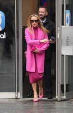 AMANDA HOLDEN Leaves Heart Radio in London 11/16/2023