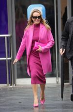AMANDA HOLDEN Leaves Heart Radio in London 11/16/2023