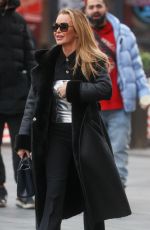 AMANDA HOLDEN Leaves Heart Radio in London 11/29/2023
