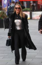 AMANDA HOLDEN Leaves Heart Radio in London 11/29/2023