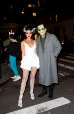 AMANDA SALAZAR Arrives at Heidi Klum