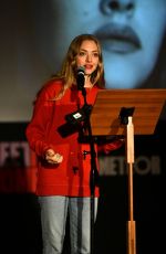 AMANDA SEYFRIED at The Meteor: Meet the Moment Event in New York 11/11/2023
