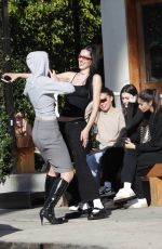 AMELIA HMALIN Out with Friends in Los Angeles 11/22/2023