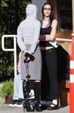 AMELIA HMALIN Out with Friends in Los Angeles 11/22/2023