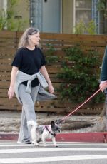 ANDIE MACDOWELL Out with Her Dog and a Friend in Los Angeles 11/16/2023