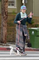 ANDIE MACDOWELL Out with Her Dog and a Friend in Los Angeles 11/16/2023