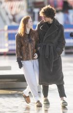 ANGELA SCANLON Out at Blackpool Promenade 11/17/2023