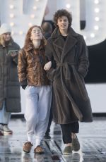ANGELA SCANLON Out at Blackpool Promenade 11/17/2023
