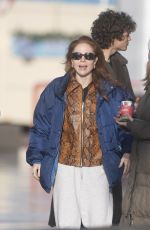 ANGELA SCANLON Out at Blackpool Promenade 11/17/2023