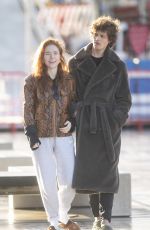 ANGELA SCANLON Out at Blackpool Promenade 11/17/2023
