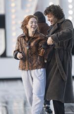 ANGELA SCANLON Out at Blackpool Promenade 11/17/2023