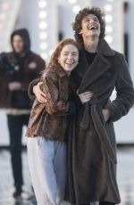 ANGELA SCANLON Out at Blackpool Promenade 11/17/2023