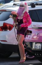 ANGELYNE Out Shopping on Halloween Day in Malibu 10/31/2023