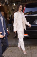 ANNE HATHAWAY Arrives at Live with Kelly & Mark in New York 11/27/2023