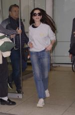 ANNE HATHAWAY Leaves CBS Studios in New York 11/27/2023