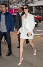ANNE HATHAWAY Out During a Press Day in New York 11/27/2023
