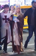 ARIANA GRANDE Leaves First Performance Broadway Show Spamalot 10/31/2023