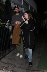 ASHLEY BENSON and Brandon Davis Out for Dinner Date at Giorgio Baldi in Santa Monica 11/17/2023