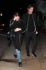 ASHLEY BENSON and Brandon Davis Out for Dinner Date at Giorgio Baldi in Santa Monica 11/17/2023
