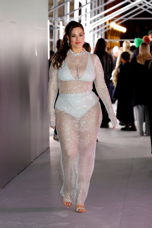 ASHLEY GRAHAM Arrives at Swarovski x SKIMS Event in New York 11/07/2023