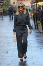ASHLEY ROBERTS Arrives at Heart Radio in London 11/09/2023