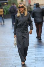 ASHLEY ROBERTS Arrives at Heart Radio in London 11/09/2023
