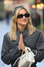 ASHLEY ROBERTS Arrives at Heart Radio in London 11/09/2023