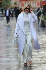 ASHLEY ROBERTS Leaves at Heart Radio in London 11/13/2023