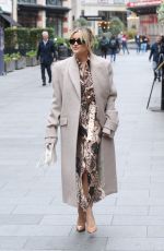 ASHLEY ROBERTS Leaves Global Radio Studios in London 11/14/2023